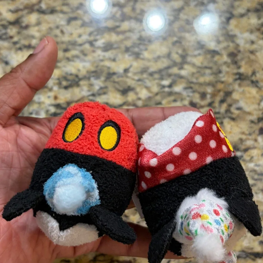 Disney Tsum Tsum Mickey Minnie 90th Anniversary Plush Set Disney Parks Mini 3.5